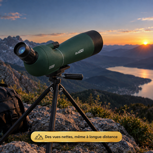 Longue-vue zoom Astrolunette étanche — vue en situation